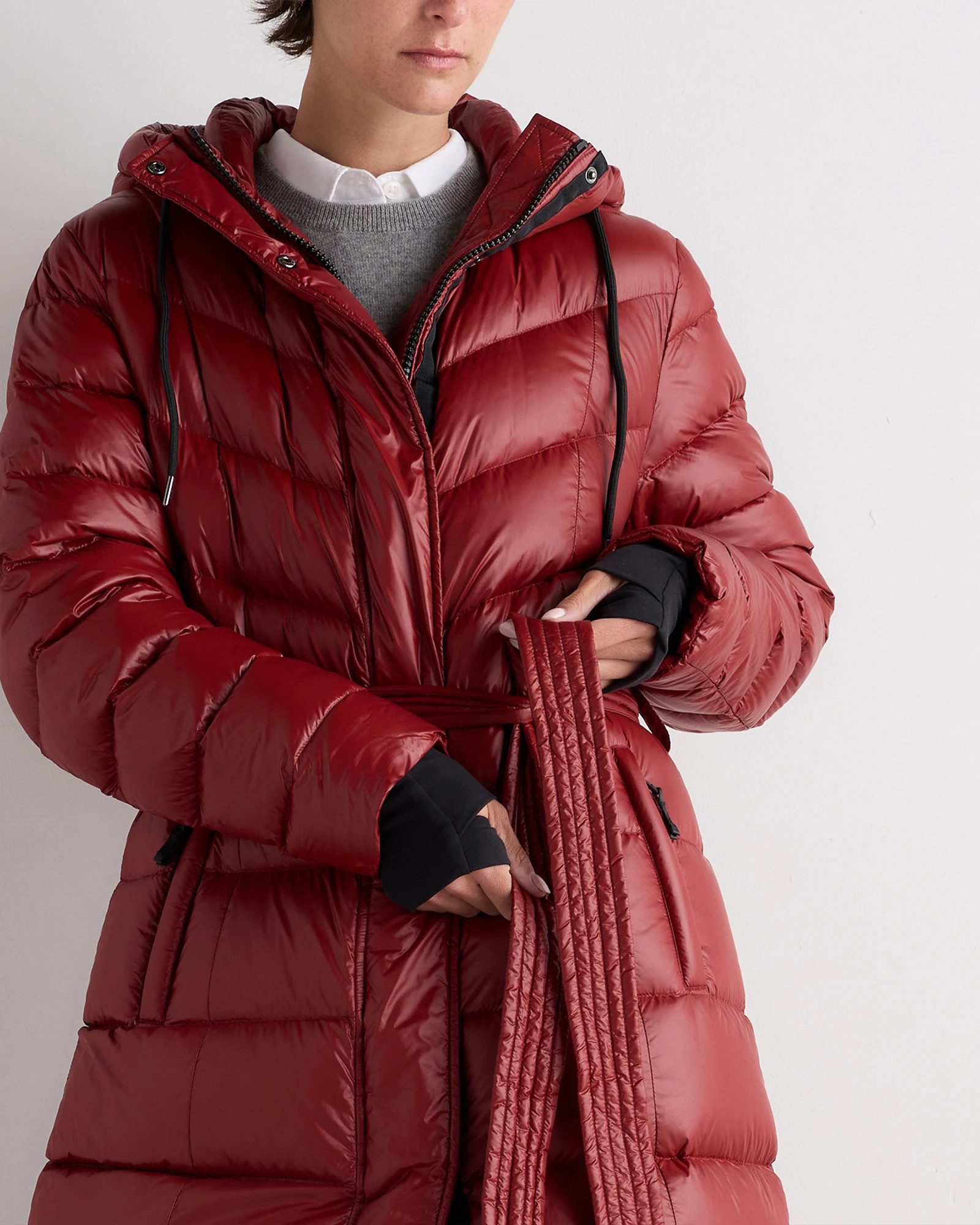Responsible Down Belted Puffer Maxi Coat | Quince