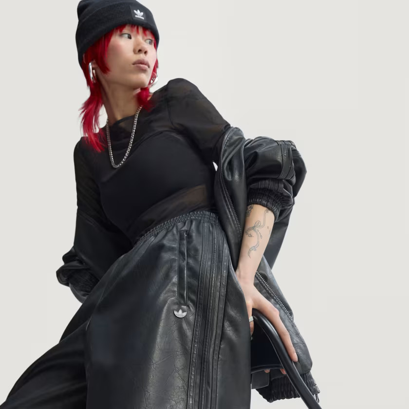 Pleather Firebird Oversized Jort | adidas (US)