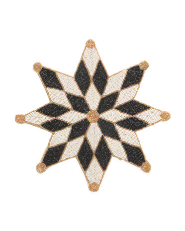 Geometric Diamond Beaded Placemat | TJ Maxx
