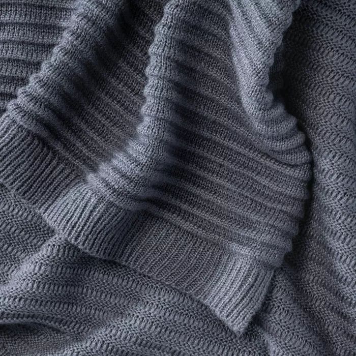 Rib Knit Throw Blanket - Threshold™ designed with Studio McGee | Target