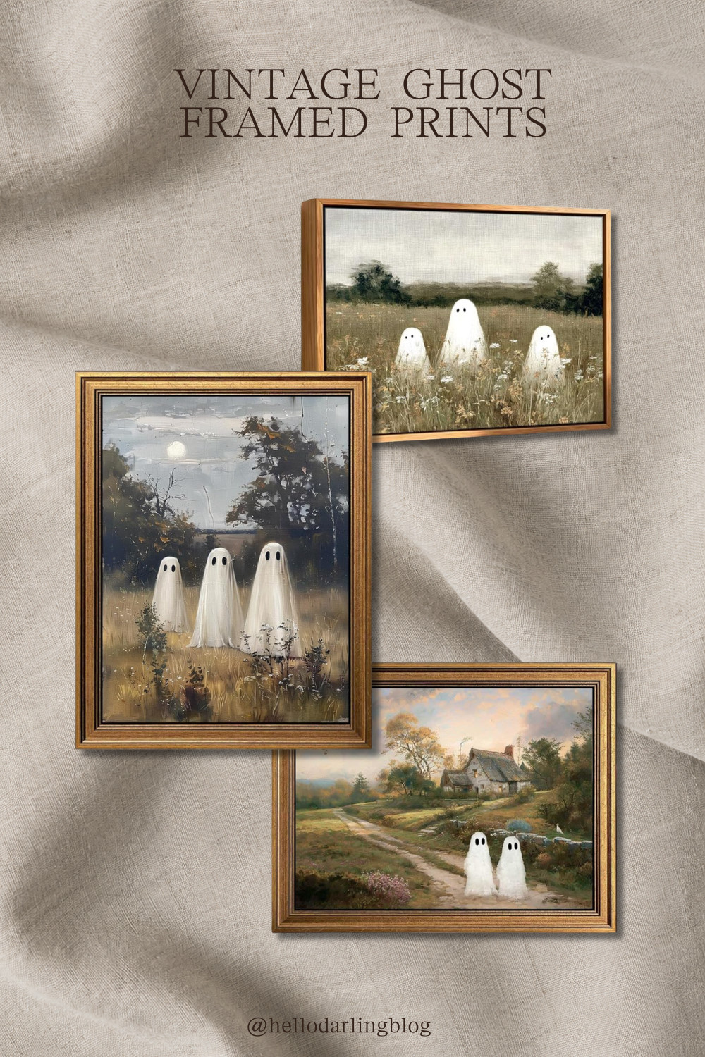 Vintage ghost framed prints are the perfect way to add cozy, neutral Halloween decor to your home. I love the timeless, antique-inspired look of these printable ghost wall art pieces - they're perfect for styling shelves, mantels, gallery walls, entryway tables, or creating a cozy cottagecore Halloween aesthetic. If you're looking for vintage Halloween decor, neutral Halloween home decor, printable Halloween art, ghost wall art, cozy fall decor, or antique-inspired seasonal decorating ideas, these are such a beautiful and affordable find. 

 #VintageHalloweenDecor #NeutralHalloweenDecor #GhostWallArt #PrintableWallArt #HalloweenHomeDecor #CozyFallDecor #CottagecoreDecor #FallHomeDecor #LTKHome #VintageHomeStyle #LTKSeasonal #LTKHome