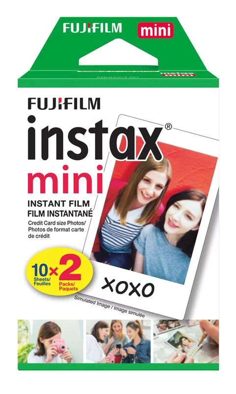 Fujifilm Instax Mini Twin Film Pack (20 Photos) | Walmart (US)
