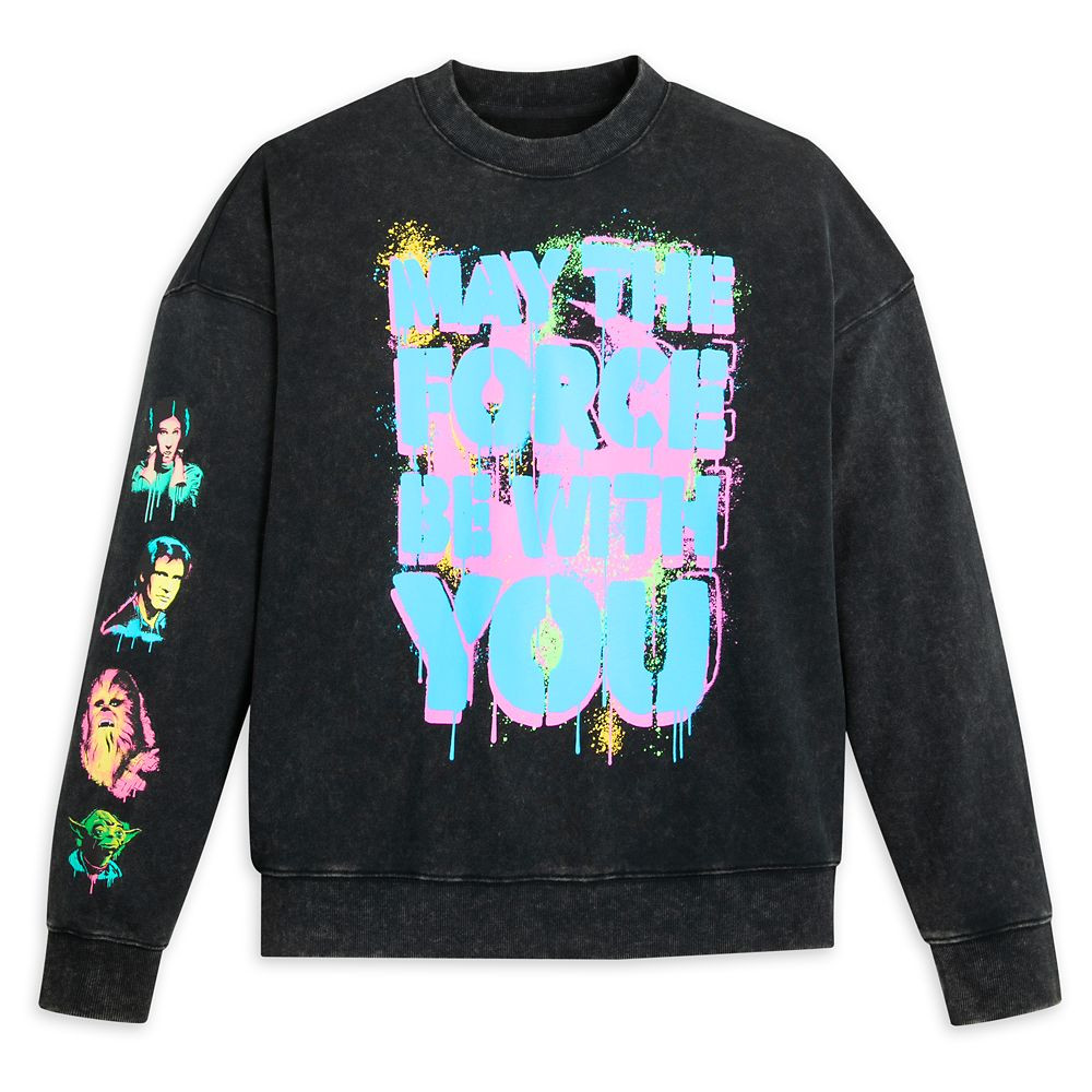 ''May the Force Be with You'' Pullover Sweatshirt for Adults by Ashley Eckstein – Star Wars | Disney Store