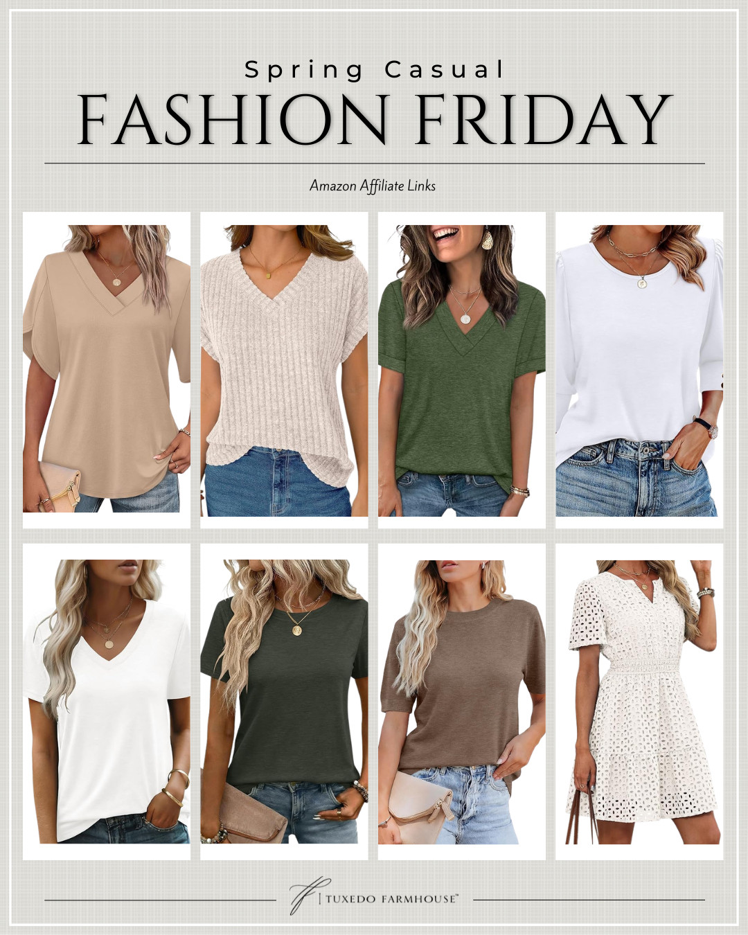 Amazon - Spring Casual Fashion Friday

Discover your new go-to tops for spring with this collection of casual fashion staples. Perfect for any occasion! #SpringFashion 

 #LTKSeasonal #LTKHome #LTKSaleAlert