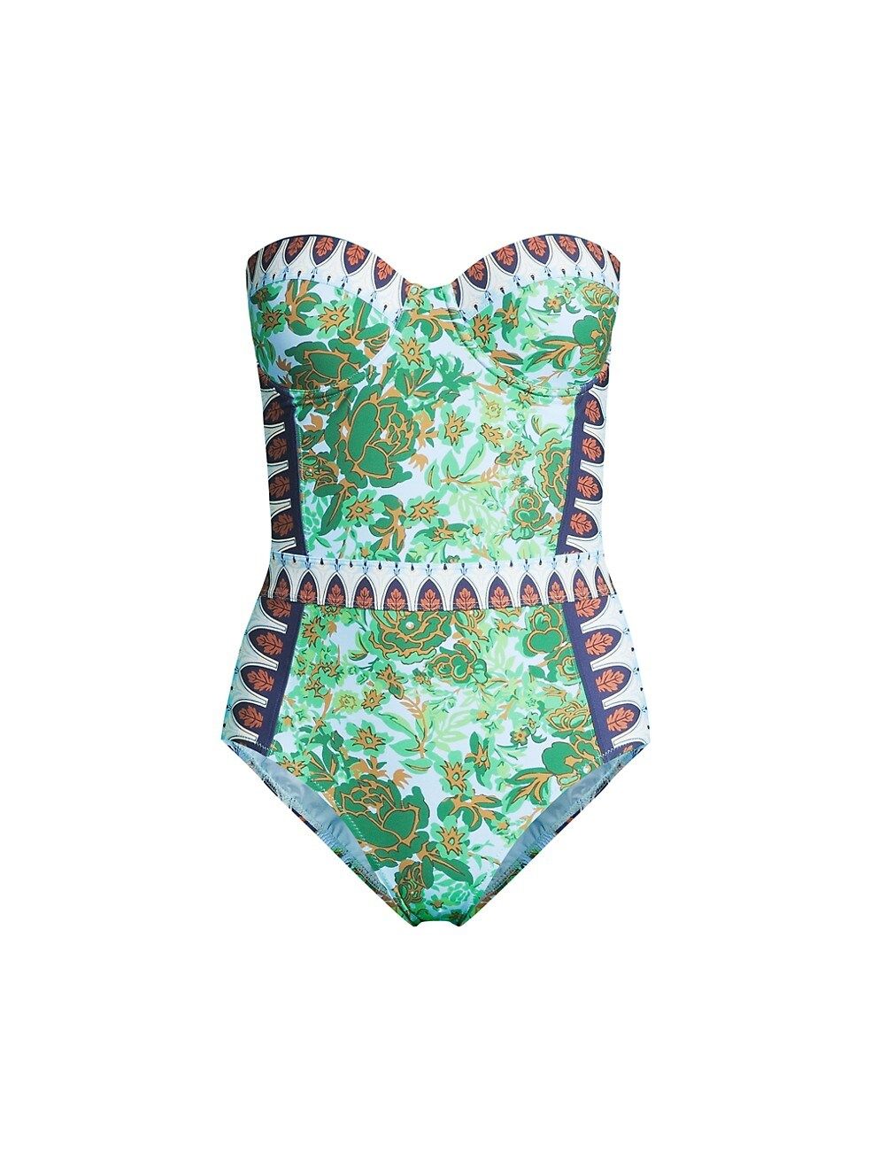 Tory Burch Lipsi Floral One-Piece Swimsuit | Saks Fifth Avenue