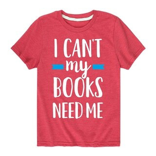 My Books Need Me - Toddler Short Sleeve Tee (3T) | Bed Bath & Beyond