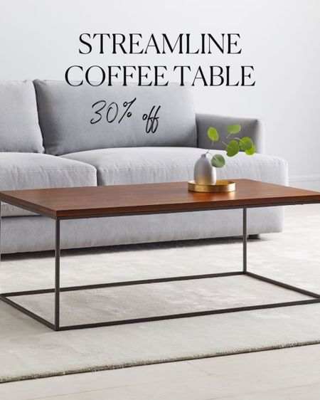Modern coffee table, west elm coffee table, sale alert, contemporary decor, minimal style, walnut table, midcentury modern, decor find 

#LTKhome #LTKsalealert #LTKFind