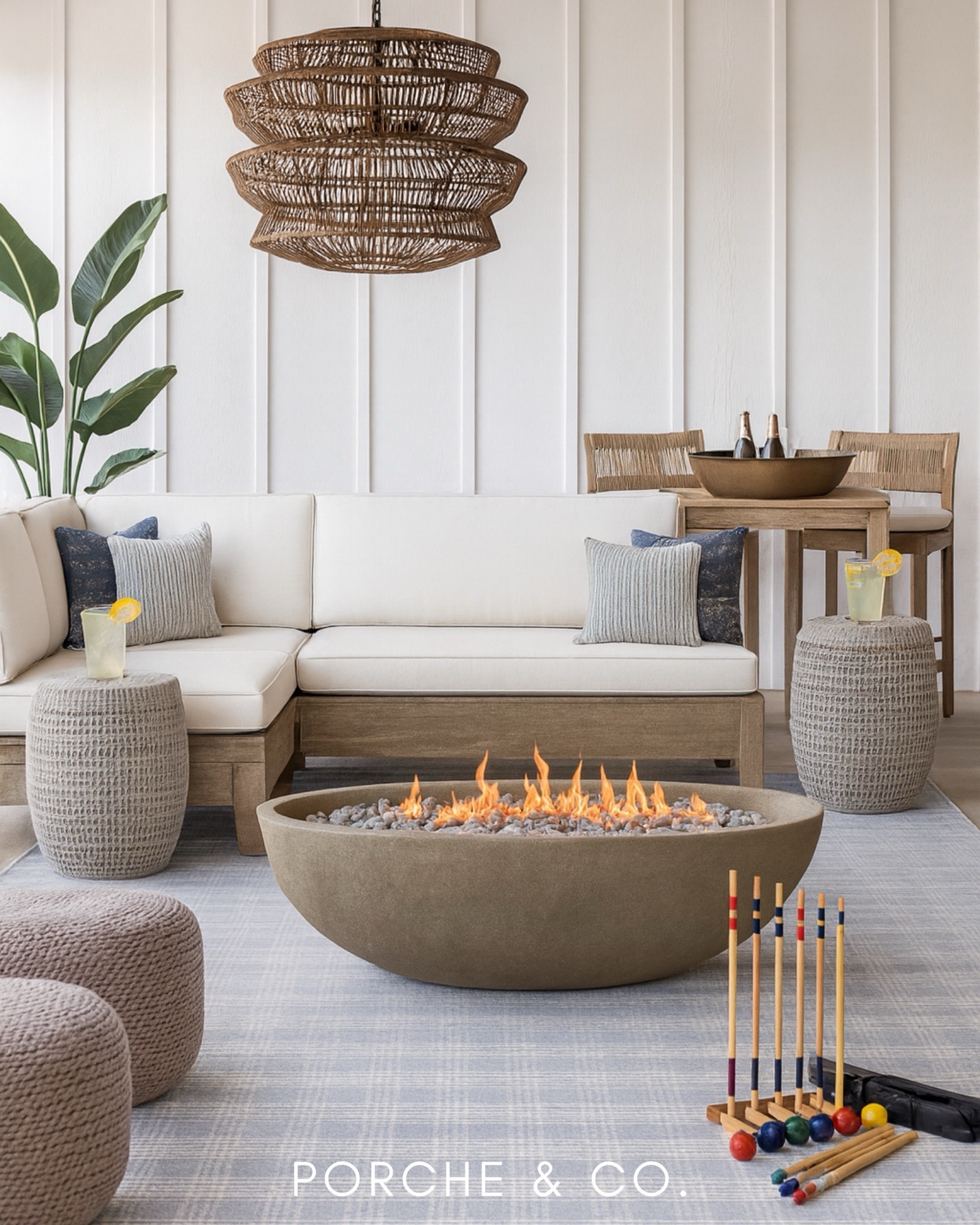 2D vs 3D Outdoor Living Curated Collection ☀️
From visionboard to reality! See how our Outdoor Living Curated Collection came to life — featuring a woven rattan pendant light, neutral sectional sofa, cozy knitted poufs, natural wood accents, and a modern fire bowl centerpiece 🔥✨

This dreamy outdoor setup blends warm coastal tones with soft blue textiles and woven textures for the ultimate Modern Classic patio retreat. You can see the full before and after — the 3D design followed by the real space that inspired it.

#porcheandco #visionboard #moodboard #outdoorliving #modernclassicstyle #patioinspo #neutraldecor #coastalinspired #edesign #virtualdesign #curatedhome #homestyling #interiordetails #onlinedesign

Do you want to bring our dreamy Modern Classic style interior design into your own home? 🏡 You’re in luck! Reserve our Online Interior Design packages today -> https://porcheandco.com/edesign ✨ We can’t wait to work with you & design your home with #porcheandco


#LTKFindsUnder100 #LTKHome #LTKvlog
