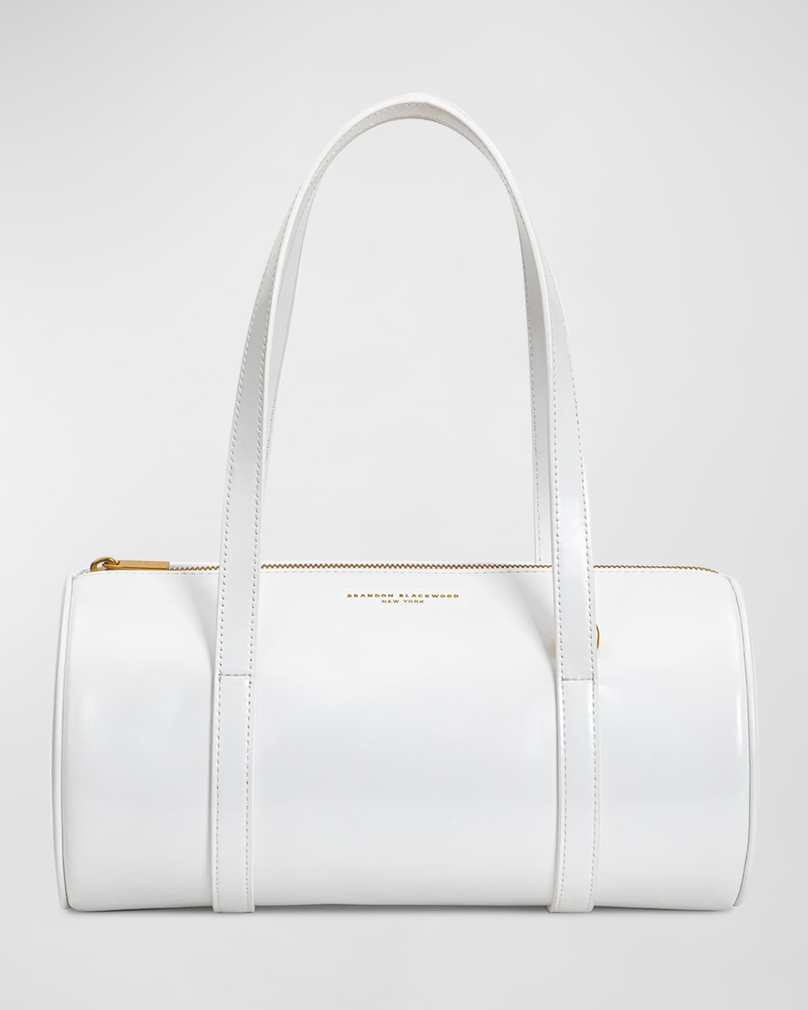 Large Duffel Leather Shoulder Bag | Neiman Marcus