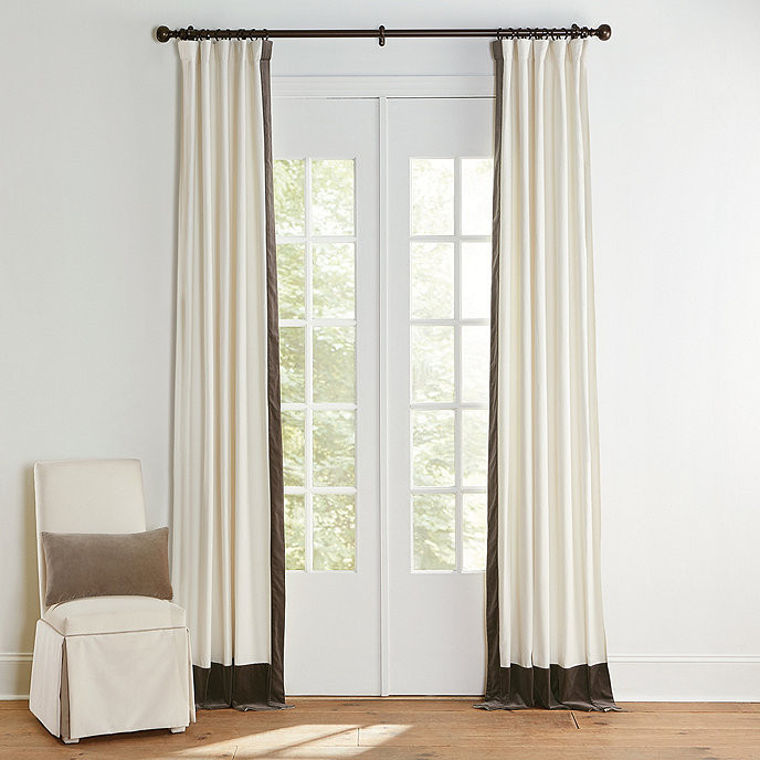 Signature Velvet Framed Drapery Panel - Set of 2 | Ballard Designs, Inc.