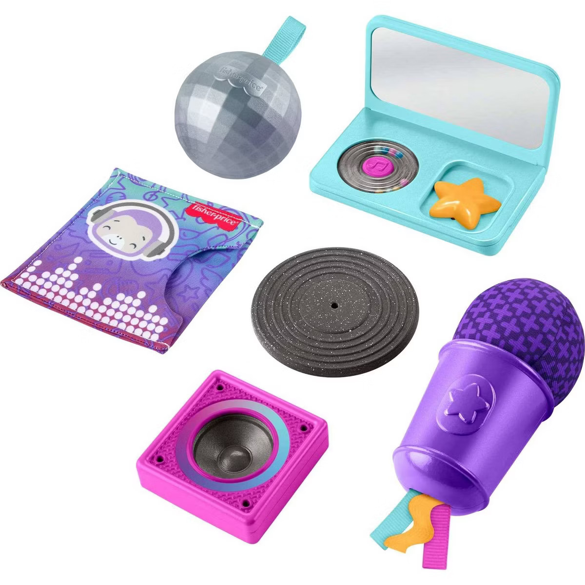 Fisher-Price Mini Me Moments DJ Gift Set, Baby Sensory Learning Toys for Play - 6pc | Target