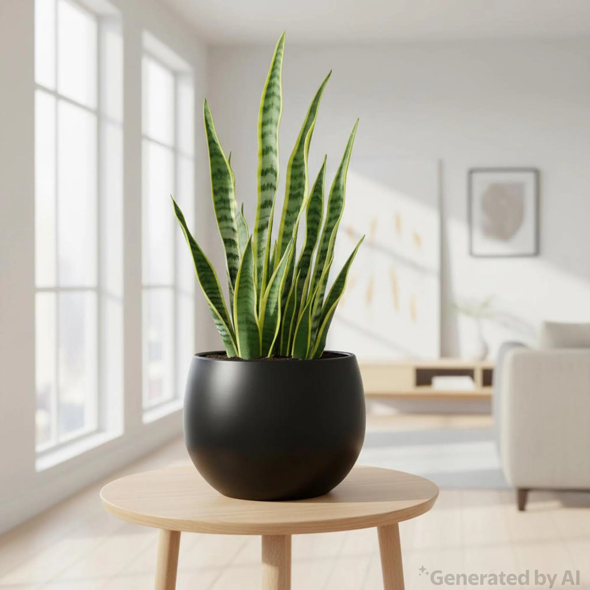 Mainstays Jordan 8" x 8" x 6" Medium Round Rich Black Resin Planter | Walmart (US)