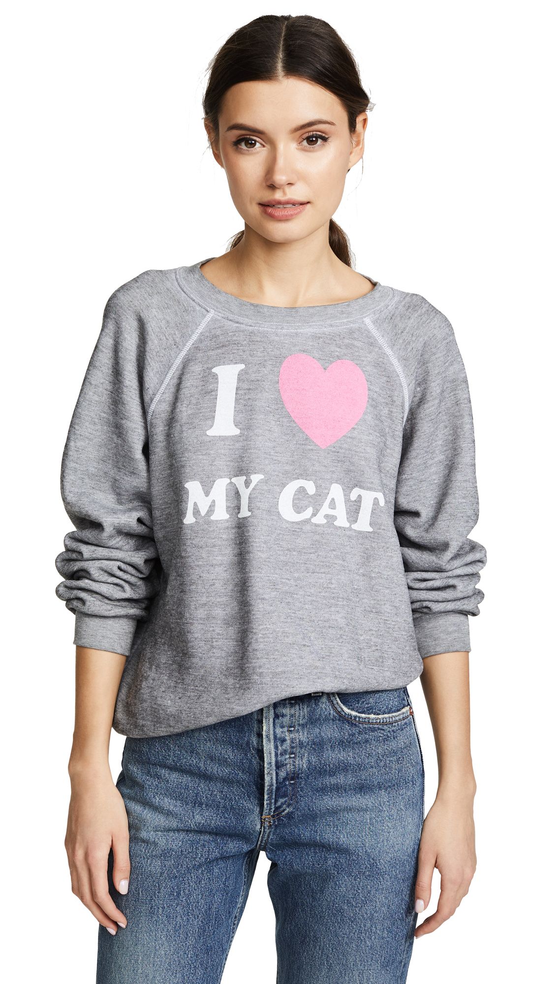 Wildfox I love My Cat Sweatshirt | Shopbop