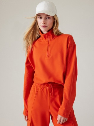 Retroterry 1/4 Zip Sweatshirt | Athleta