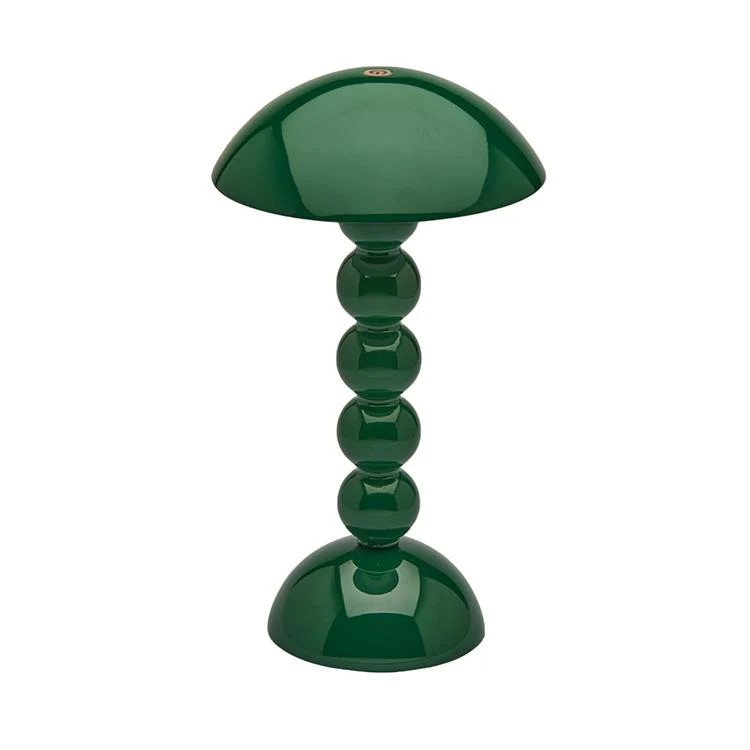 Racing Green Rechargeable Bobbin Lamp - LED Lamp | Addison Ross US