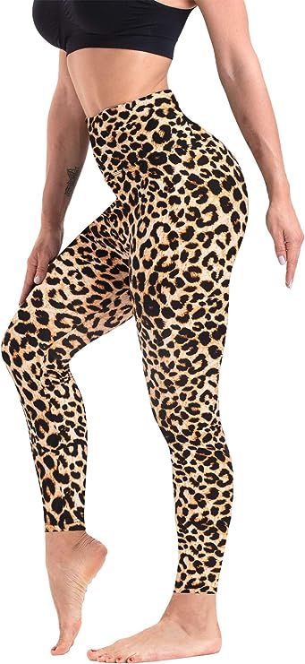 CAMPSNAIL High Waisted Leggings for Women - Butt Lift Soft Tummy Control Printed Pants Pattern Ti... | Amazon (US)