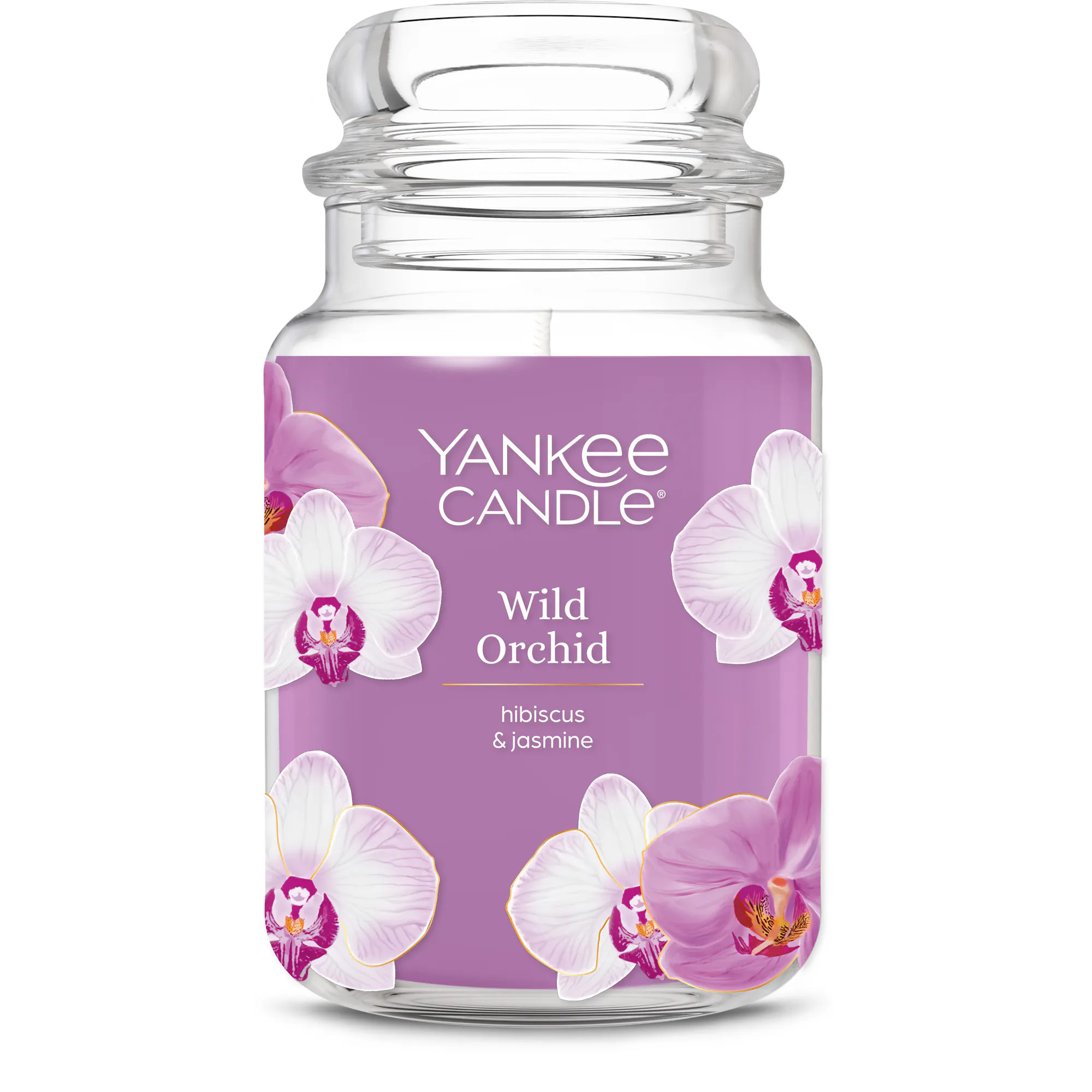 Wild Orchid Original Large Jar Candle, 28 oz | Yankee Candle