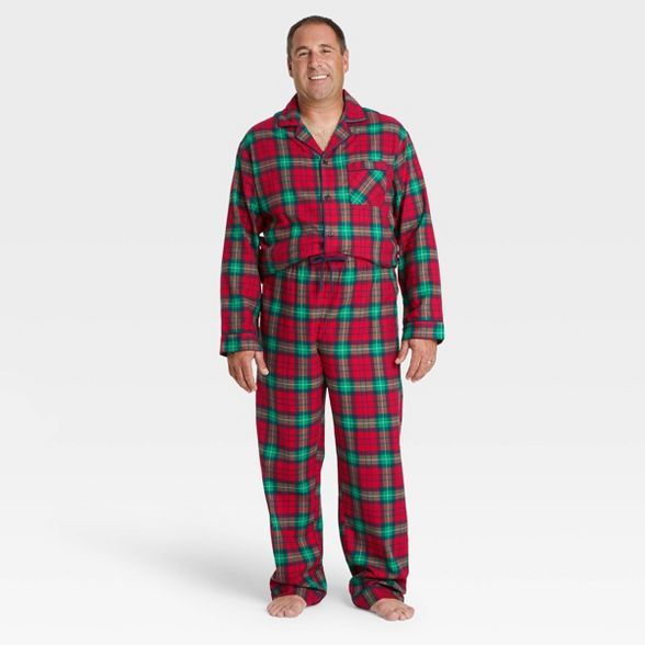 Men's Holiday Plaid Flannel Pajama Set - Wondershop™ | Target