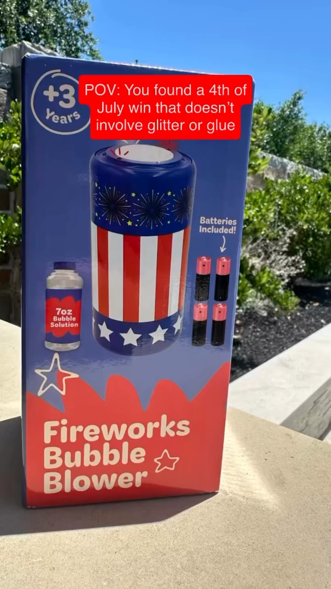We’re officially in our red, white & BUBBLE🫧 era. This one’s for the moms who want the kids entertained and the backyard party vibes on point.

This USA themed bubble machine shoots out thousands of bubbles per minute and comes ready to go (yes, batteries + solution included 🙌🏼).
Perfect for 4th of July BBQs, backyard hangs, pool playdates, and keeping the chaos cute while the grill heats up.

Linked it in my LTK shop so you can grab it before the fireworks start → you’ll want this for every sparkler-filled evening!
#ad @Move2PlayToys

Shop this exact bubble machine in my LTK
@Shop.LTK #liketkit #Move2Play