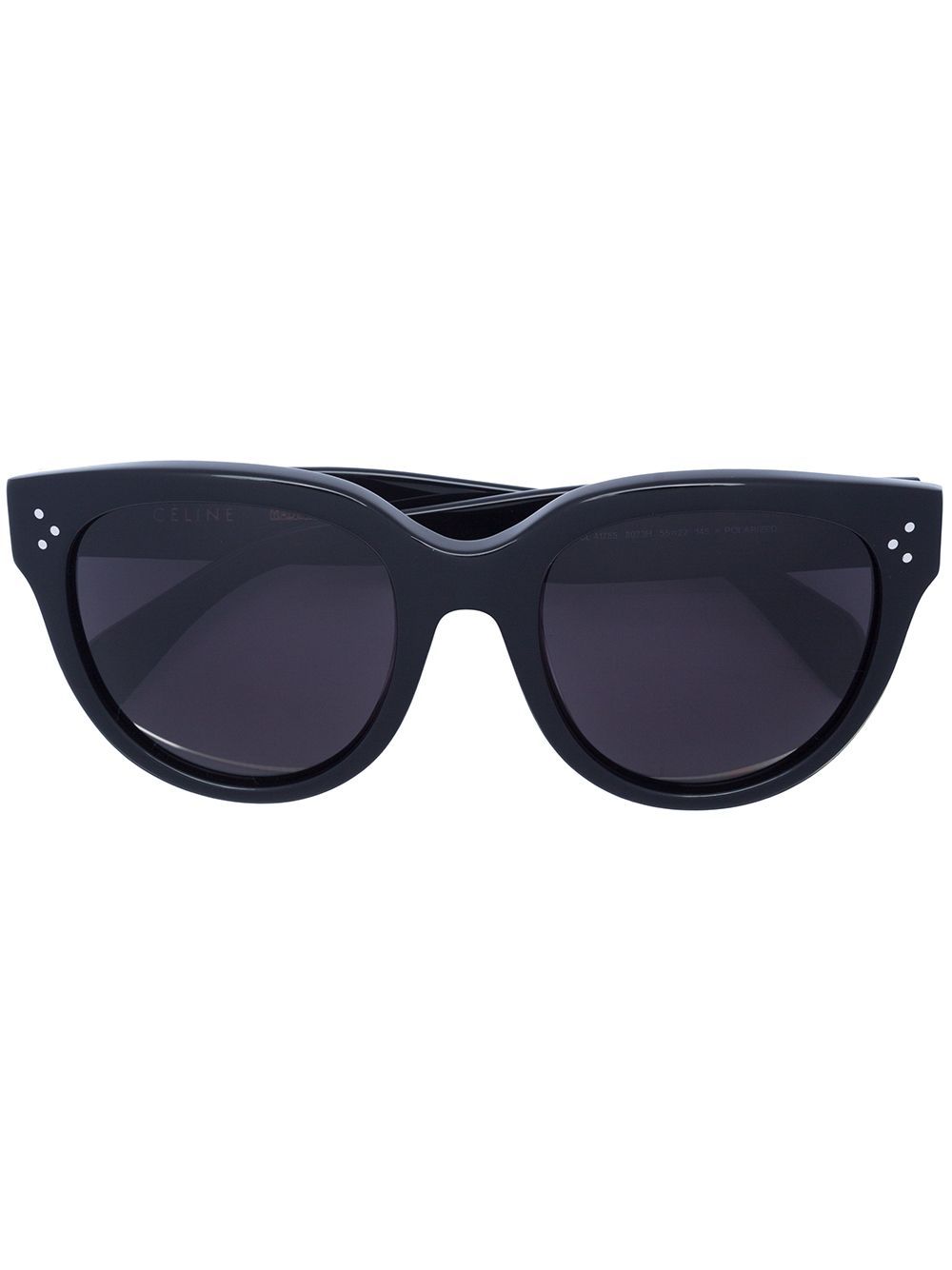 Céline Eyewear chunky frame sunglasses - Black | FarFetch Global