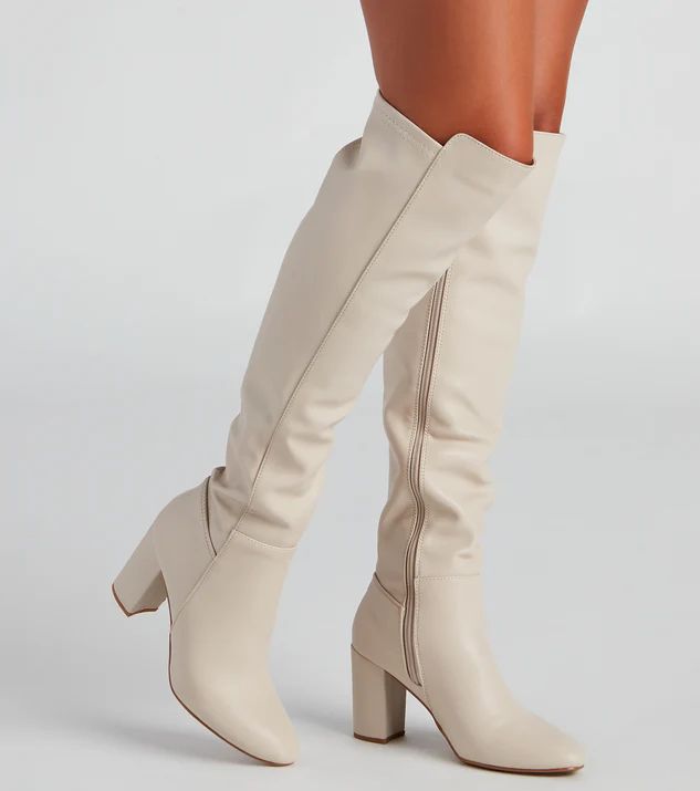 Sleek Strut Knee-High Boots | Windsor Stores