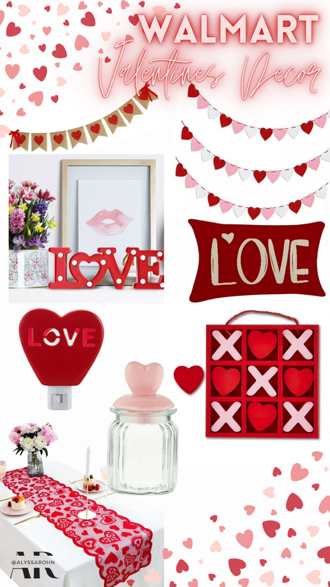 Walmart Valentine’s Day decorations. Walmart Valentines sale 

#LTKparties #LTKhome #LTKsalealert