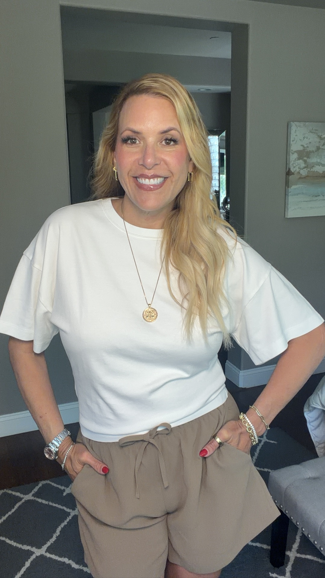 The Aritzia sale is on Storewide including these lodge crepe shorts and this white tshirt is super flattering on!

#LTKSaleAlert #LTKTravel #LTKmomlife