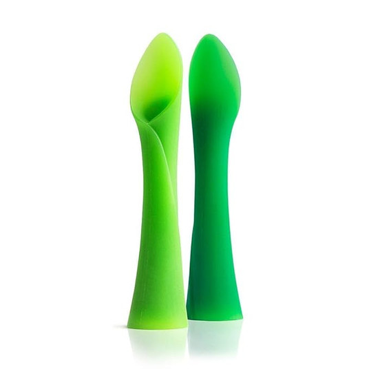Olababy 100% Silicone Soft-Tip Training Spoon for Baby Led ...