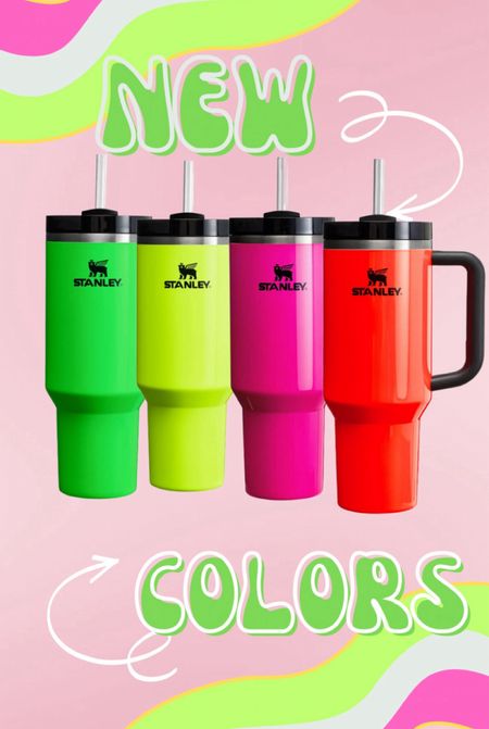 Neon Stanley cup launch!!! Everyone is going wild over these! Perfect for summer! 

#LTKsalealert #LTKfindsunder50 #LTKfamily