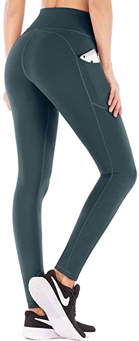 IUGA High Waist Yoga Pants with Pockets, Tummy Control, Workout Pants for Women 4 Way Stretch Yog... | Amazon (US)