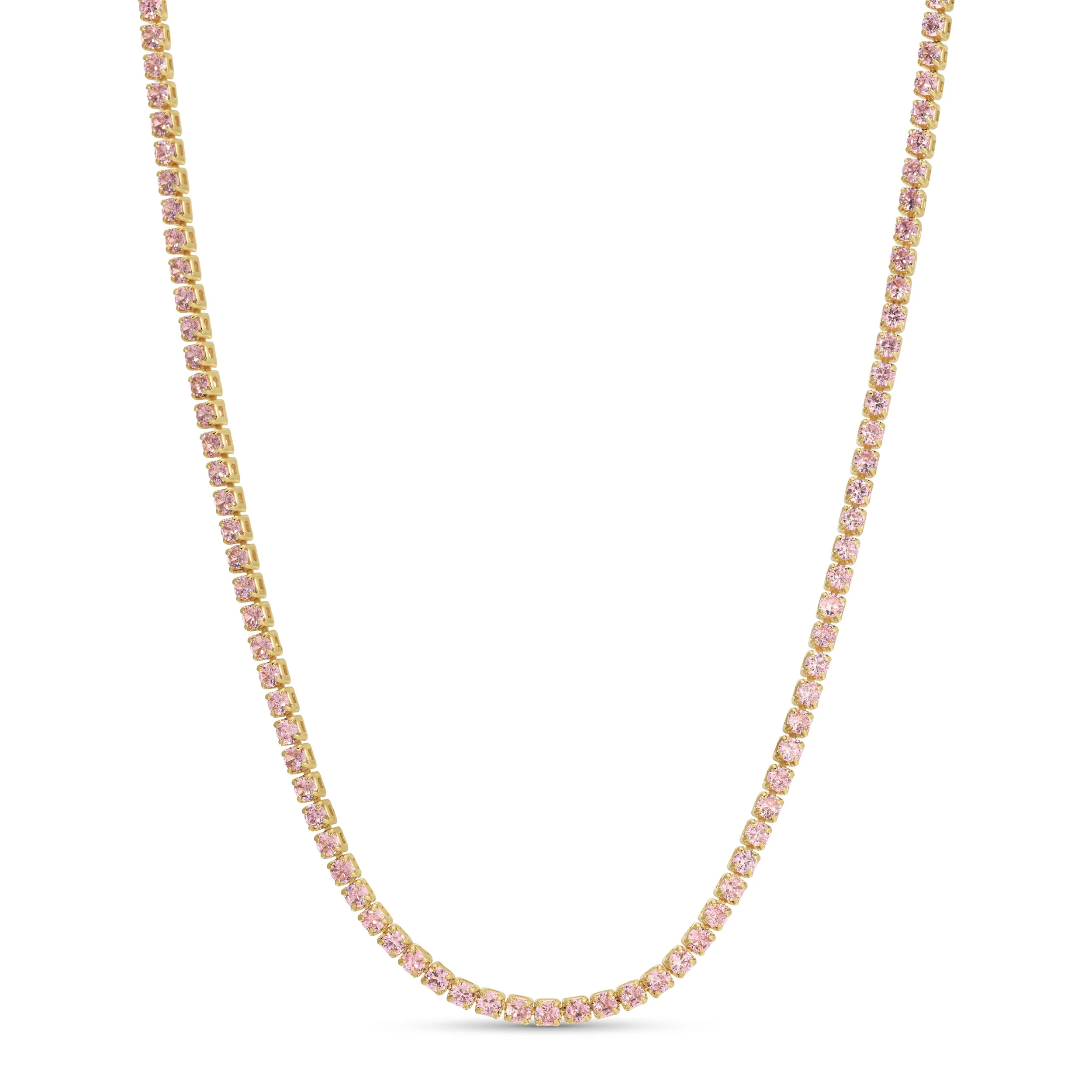Pink Tennis Necklace | Meghan Bo Designs