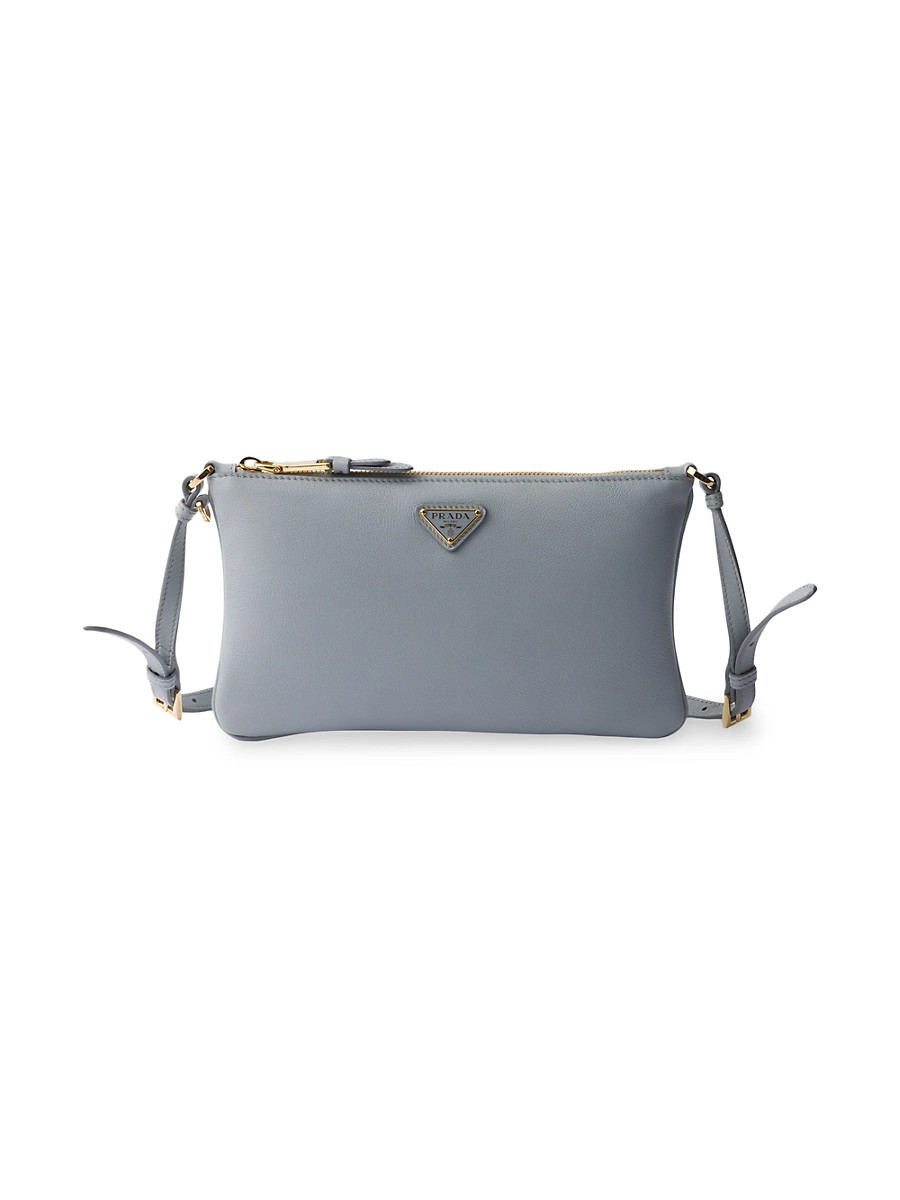 Women's Leather Pouch - Blue | Saks Fifth Avenue