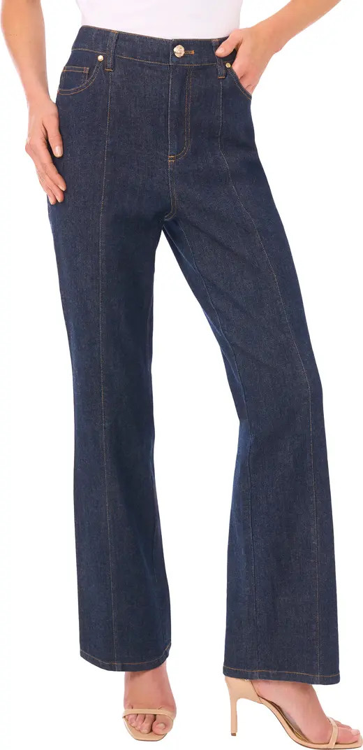 CeCe Seamed High Waist Flare Jeans | Nordstrom | Nordstrom