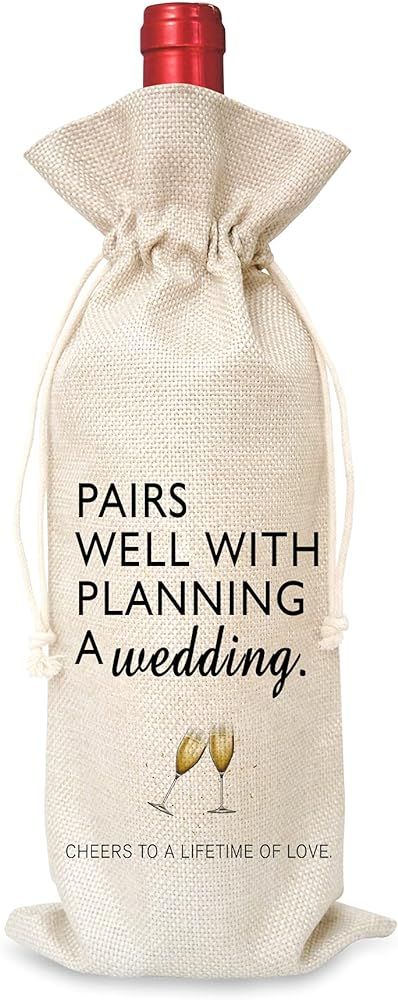 Wine Bag Wedding Gift for Mr and Mrs - Engagement Gift J14 | Amazon (US)