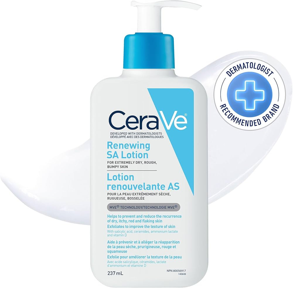 CeraVe SALICYLIC ACID Lotion, Renewing SA Exfoliating Body Lotion for Dry, Rough & Bumpy Skin, Ps... | Amazon (CA)