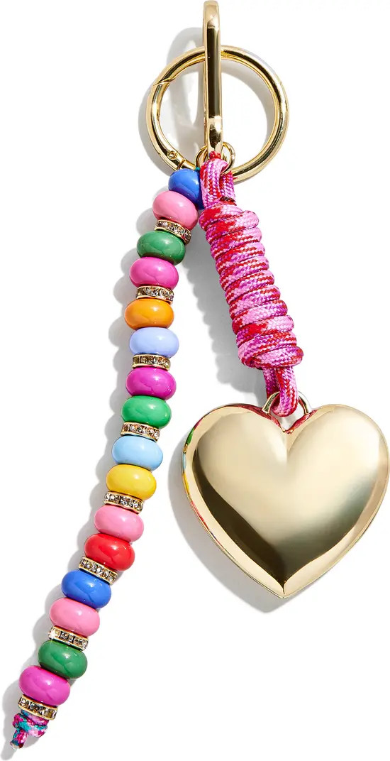 Statement Heart Beaded Key Ring Bag Charm | Nordstrom