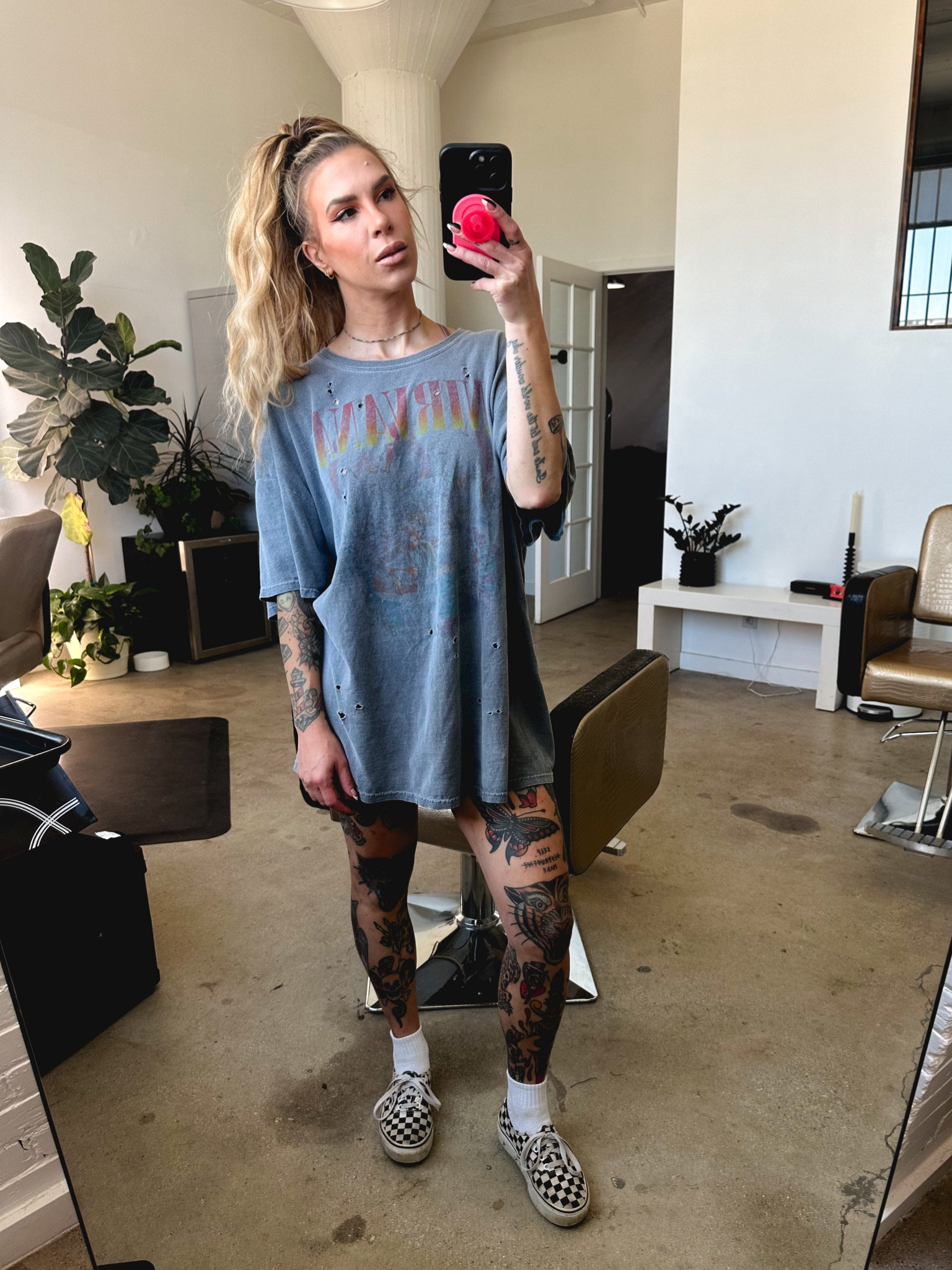Team no pants all summer. #tshirtdress #oversizedshirt #oversizedtshirt #vansoutfit