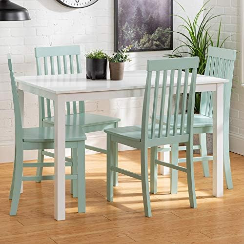 Walker Edison Furniture Wood Dining Set | Amazon (US)