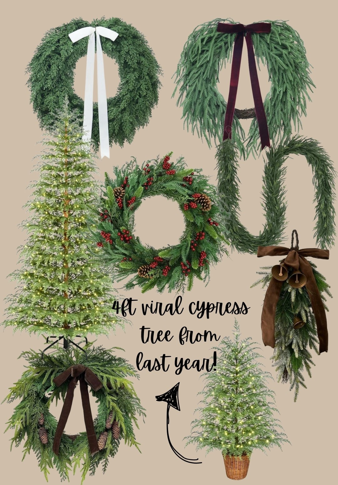 Snag some Christmas greenery before it goes out of stock!! 

#LTKSeasonal