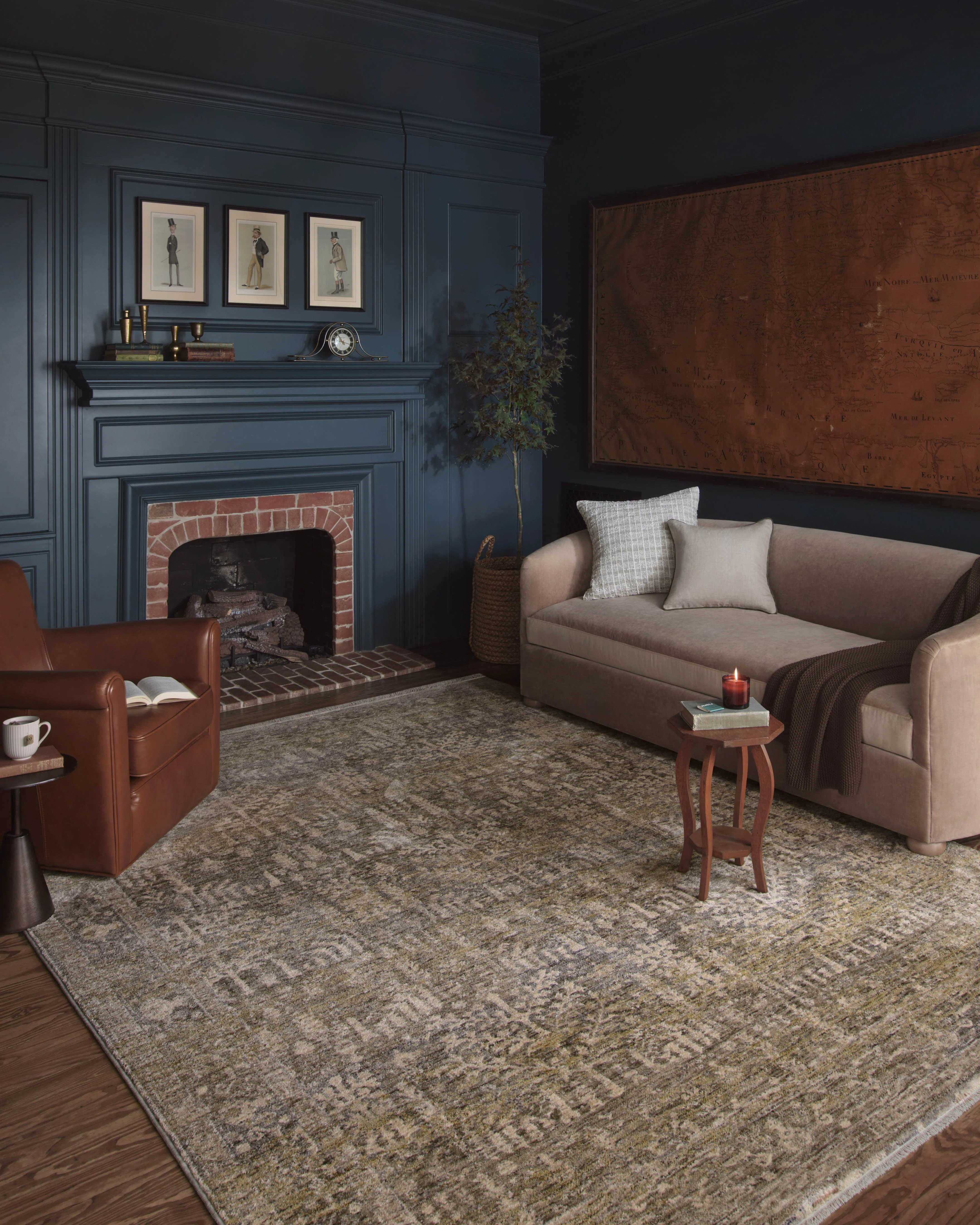 Magnolia Home by Joanna Gaines x Loloi Junie Moss / Natural Area Rug | Wayfair North America