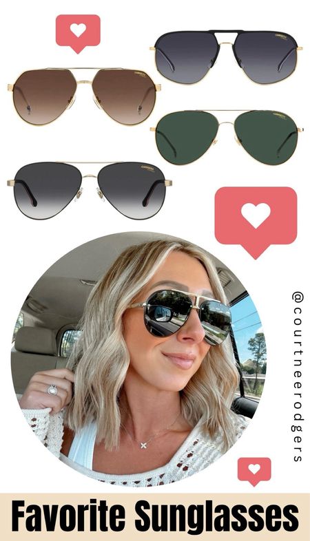 My favorite Carerra sunglasses 🩷 New styles available! 

Sunglasses, summer fashion, best seller 

#LTKStyleTip #LTKSaleAlert #LTKFindsUnder100