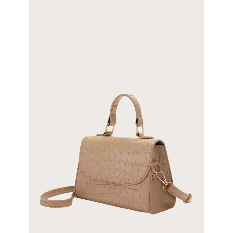 Women's Bags Mini Croc Embossed Top Handle Shoulder Crossbody Handbag Satchel Bags WM2320220807 | Walmart (US)