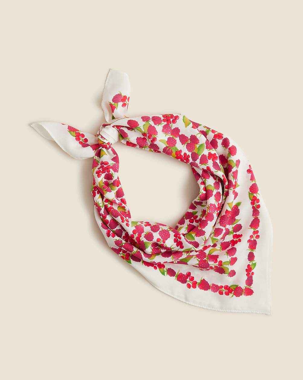 Oversized printed silk bandana | J. Crew US