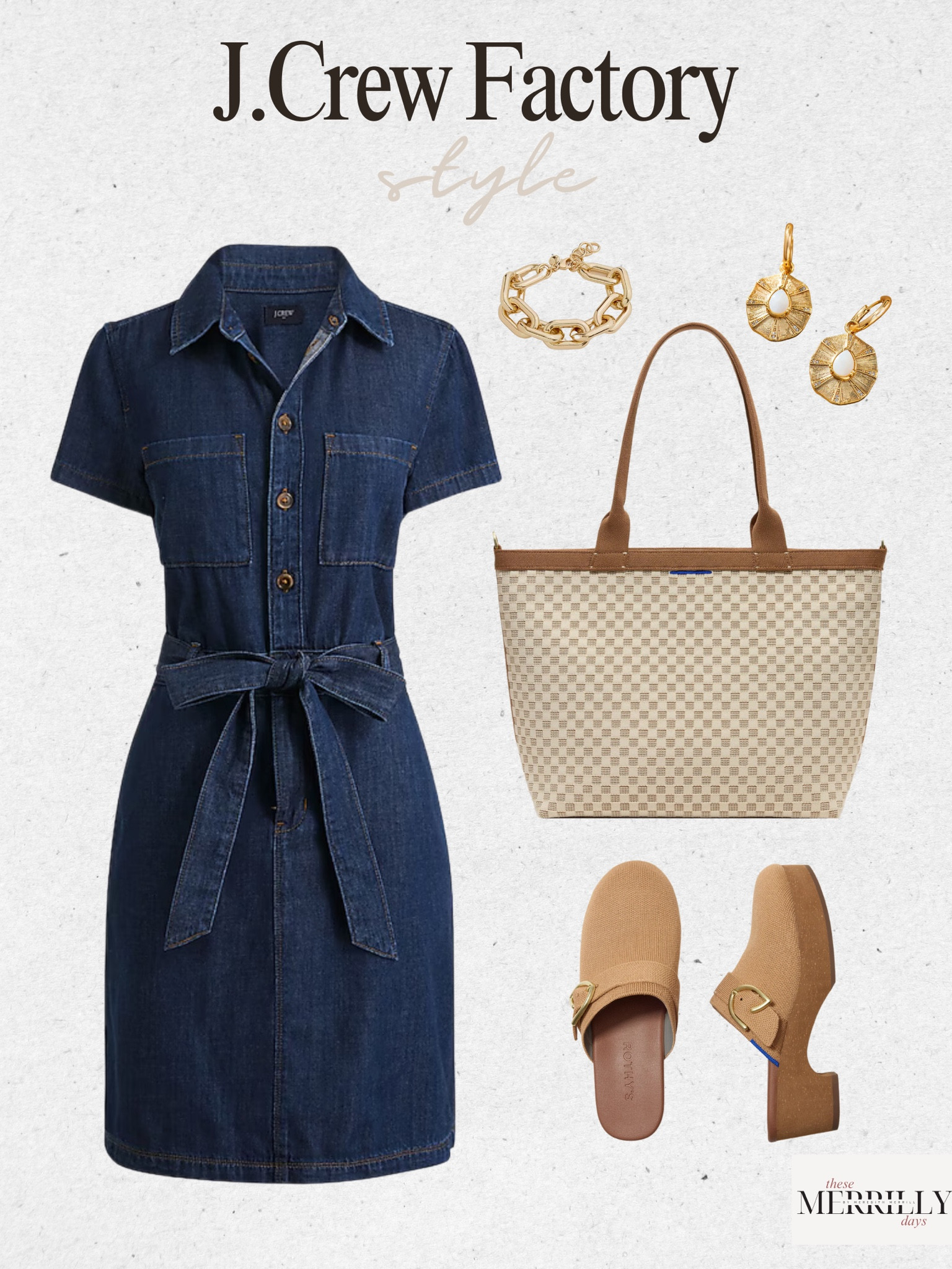 Teacher outfit / casual office outfit for spring / denim dress / semi casual workwear / workwear / spring outfit / spring dress 

#LTKStyleTip #LTKFindsUnder50 #LTKFindsUnder100