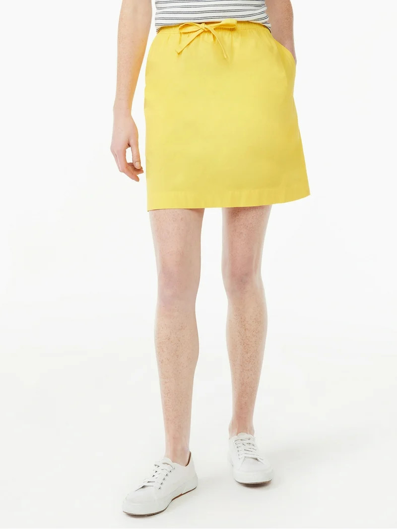 Free Assembly Women's Pull On Mini Skirt | Walmart (US)
