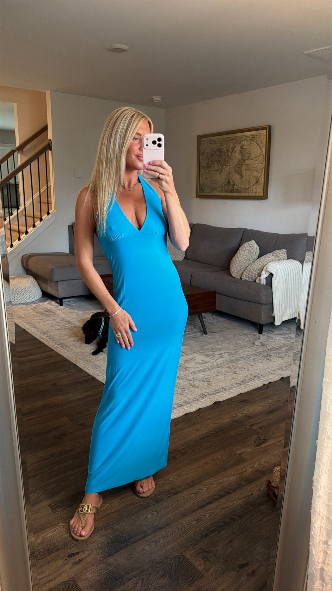 $10 Walmart dress 💙💙💙