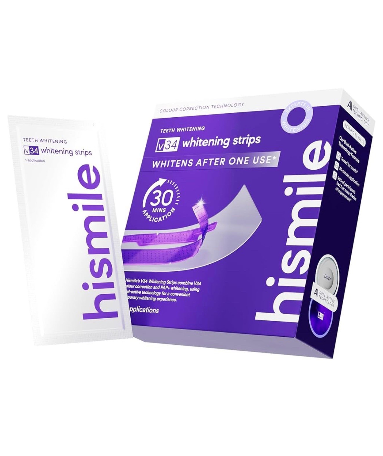 Hismile V34 Whitening Strips, Teeth Whitening Strips, Purple Tooth Whitening, Purple V34 Whitening Strips, Tooth Stain Treatment, Combining Whitening and Colour Correction #amazon #teethwhitening

#LTKgrwm #LTKmorningroutine #LTKBeauty