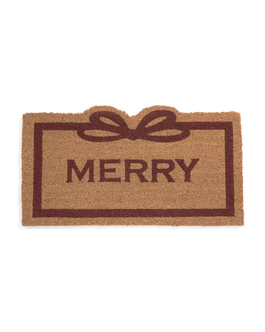 20x36 Merry Bow Doormat | TJ Maxx