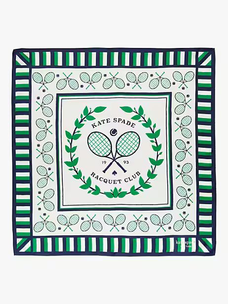 kate spade racquet club silk bandana | Kate Spade (US)