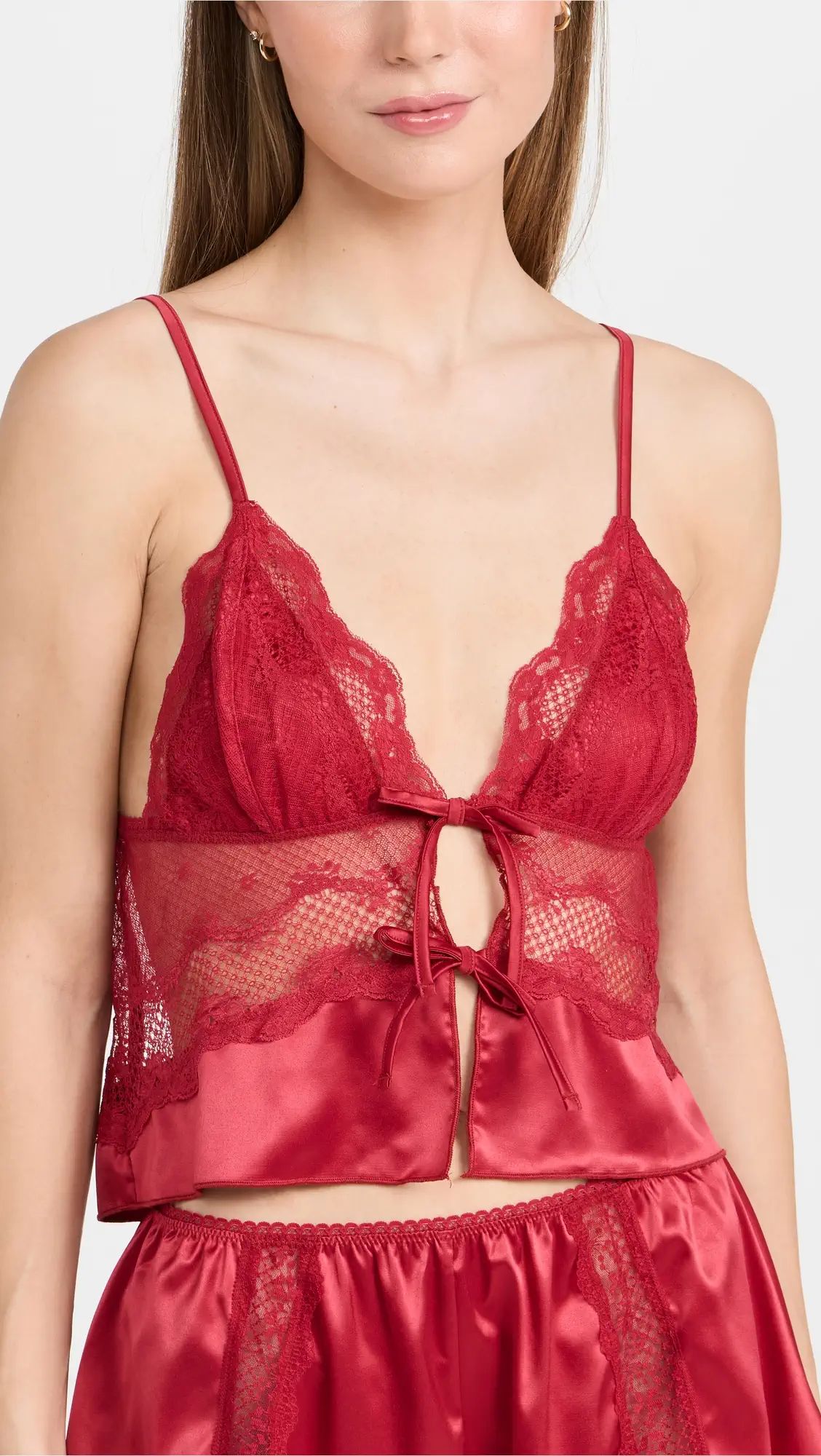 Kat the Label Lucille Camisole Red | Shopbop | Shopbop